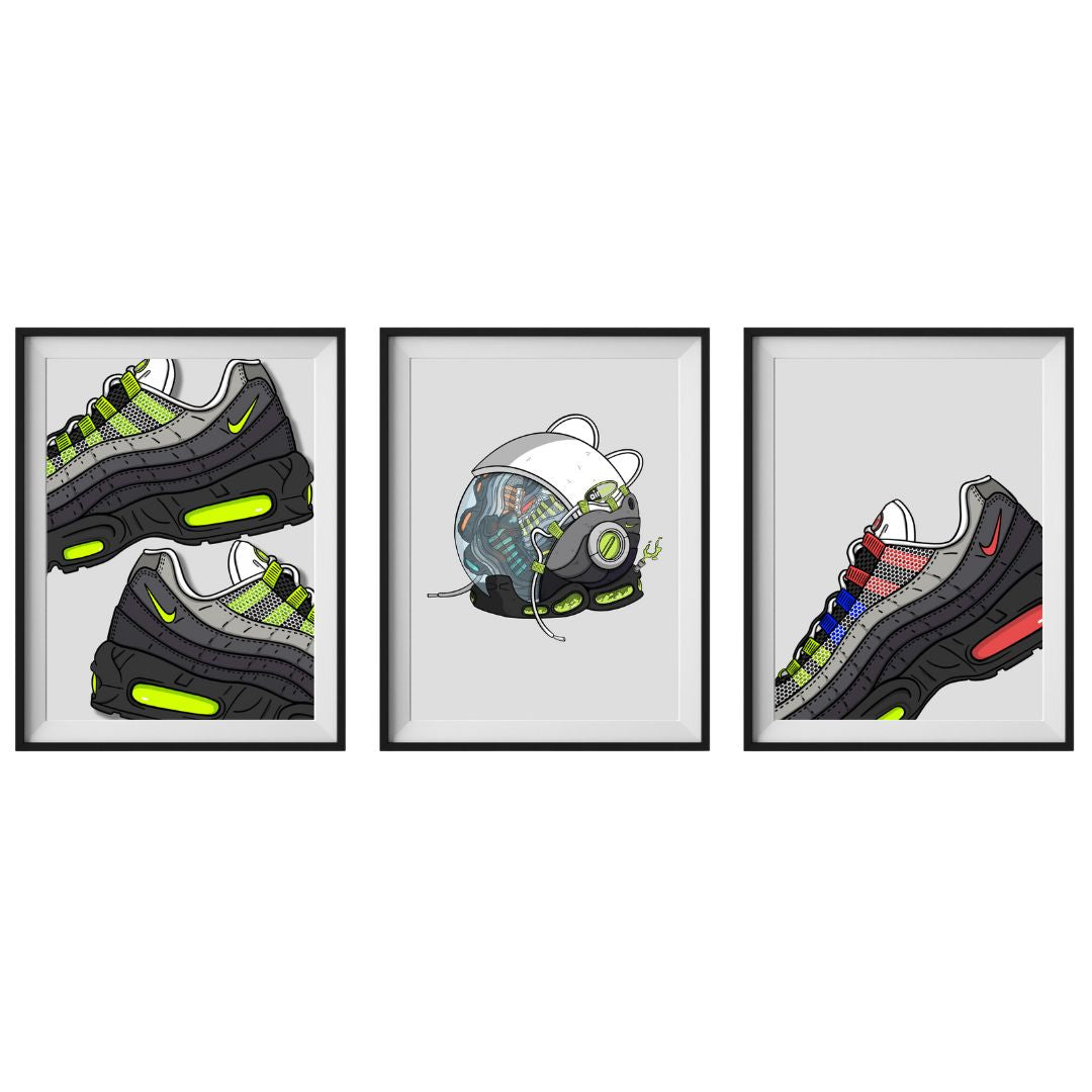 3-PCK AIRMAX 95 A3 PRINT BUNDLE - Cheshire Creps