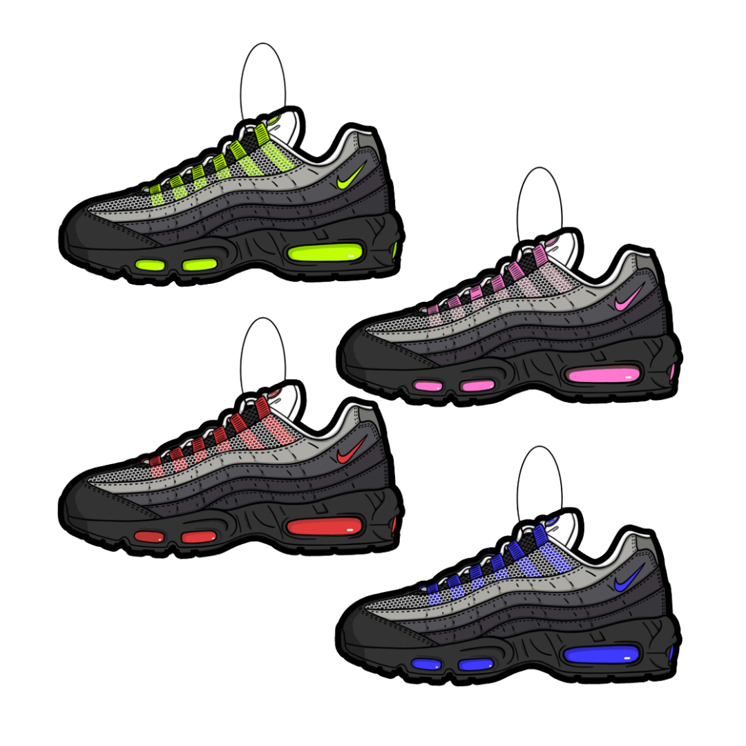 4-PCK AIR MAX 95 AIRFRESHENERS - Cheshire Creps