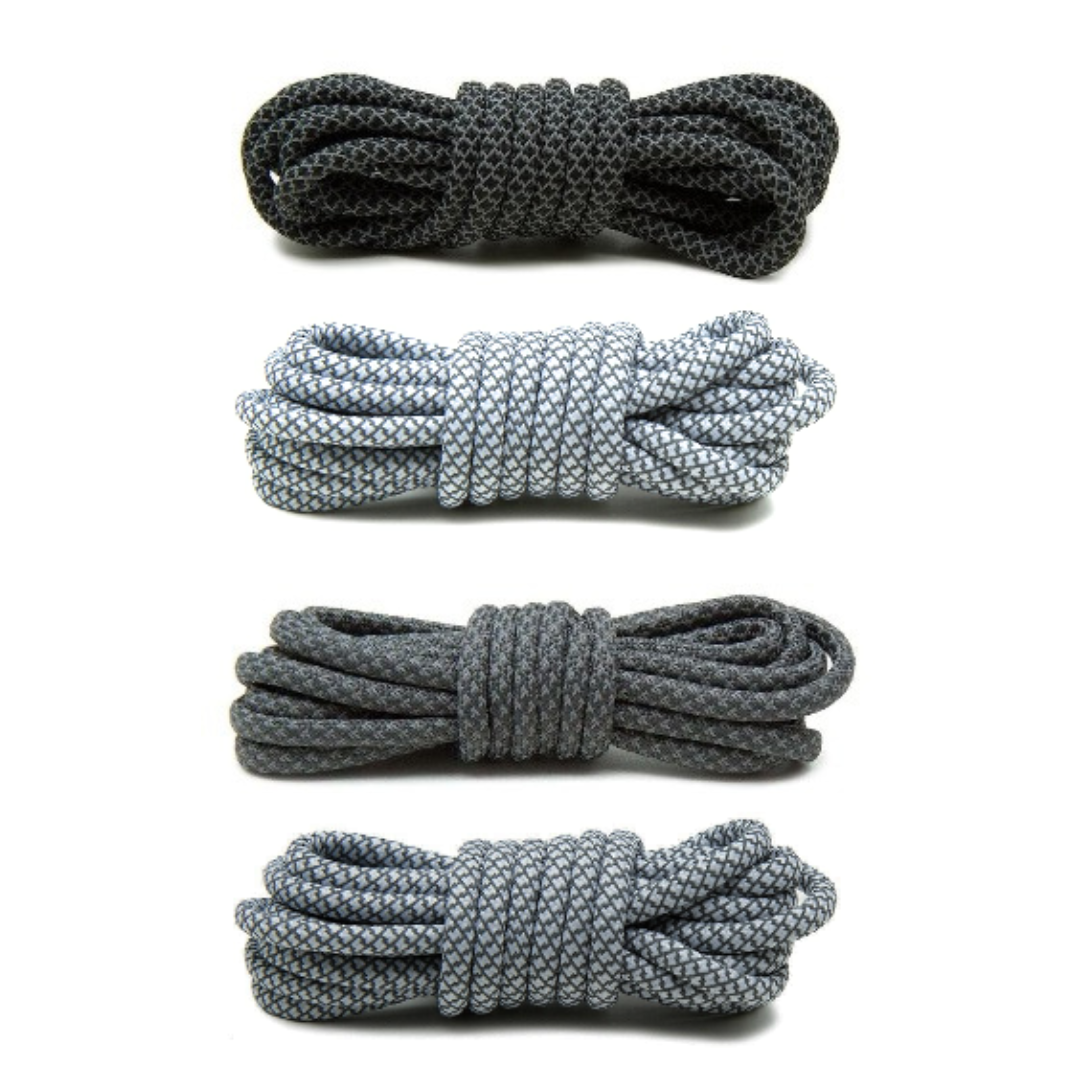 4PCK Reflective Lace Bundle - Monochrome - Cheshire Creps
