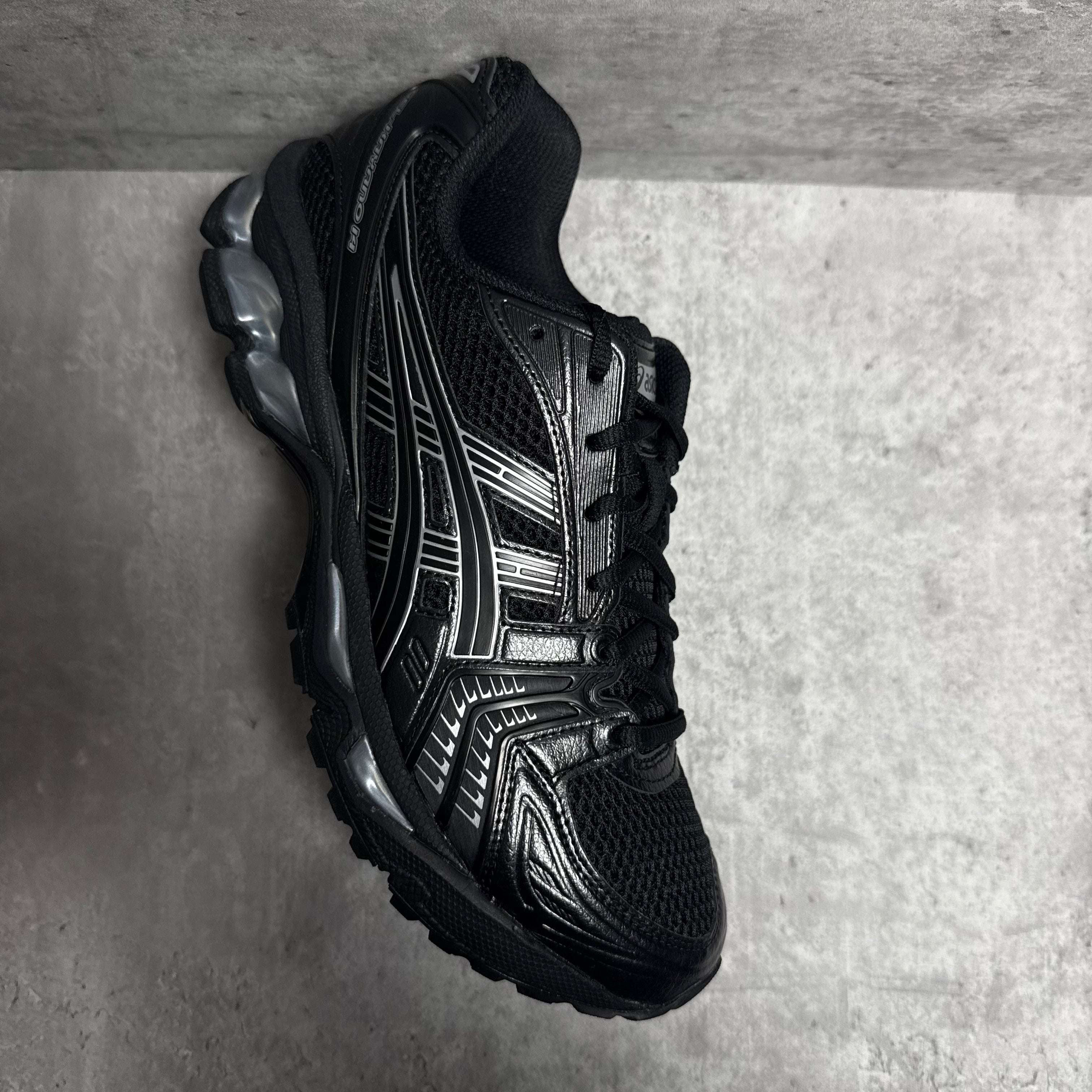 ASICS Gel-Kayano 14 Black / Pure Silver - Cheshire Creps