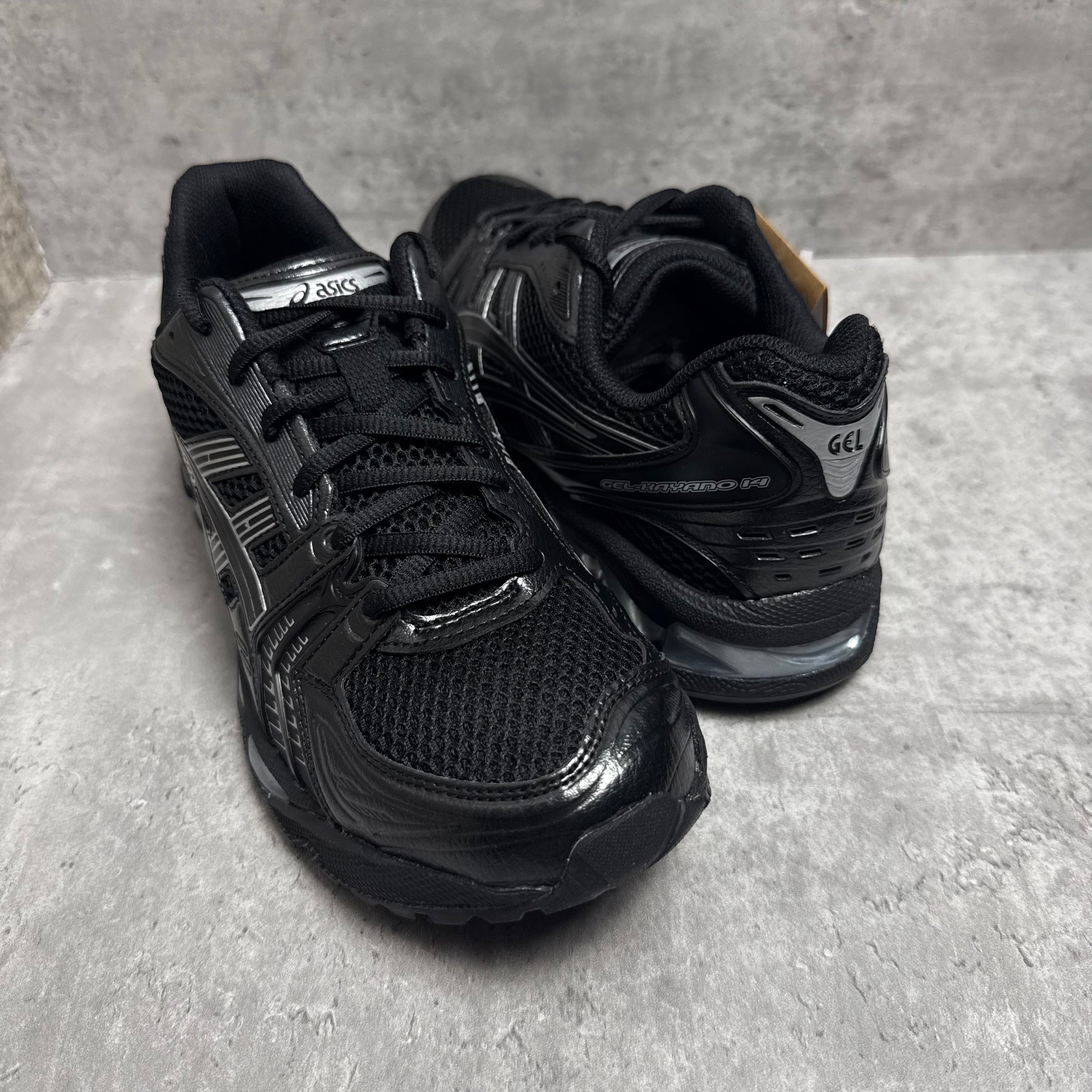 ASICS Gel-Kayano 14 Black / Pure Silver - Cheshire Creps