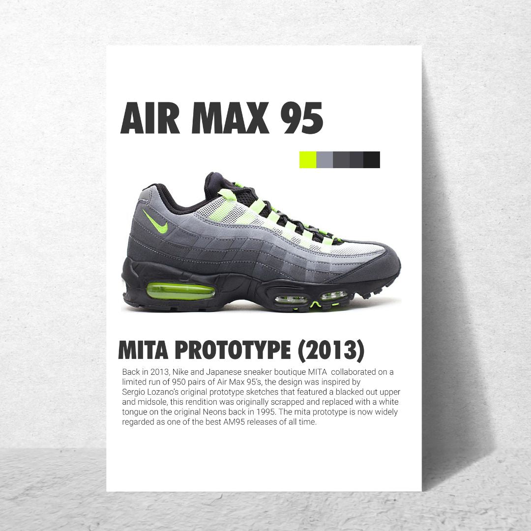 Air Max 95 Mita Ueno A3 Print - Cheshire Creps