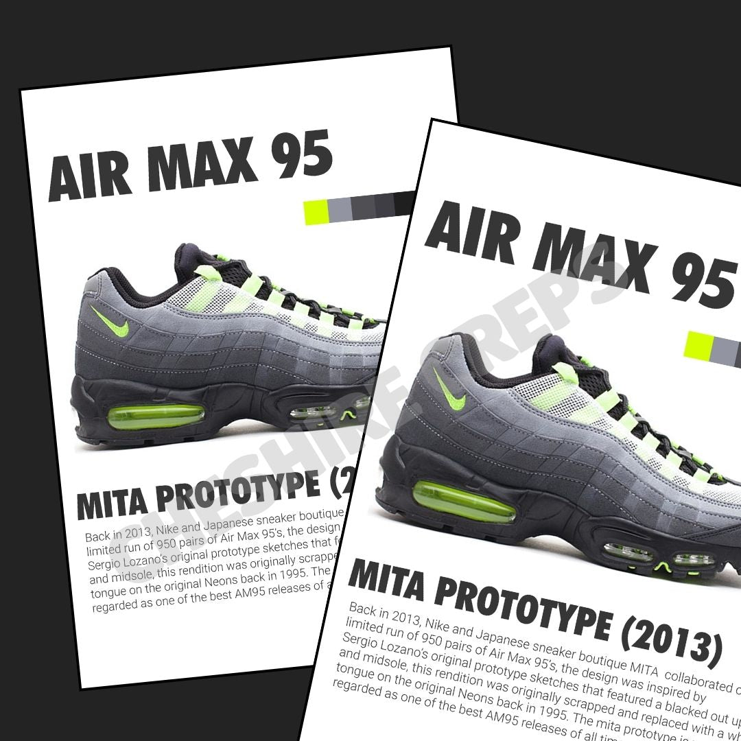 Air Max 95 Mita Ueno A3 Print - Cheshire Creps