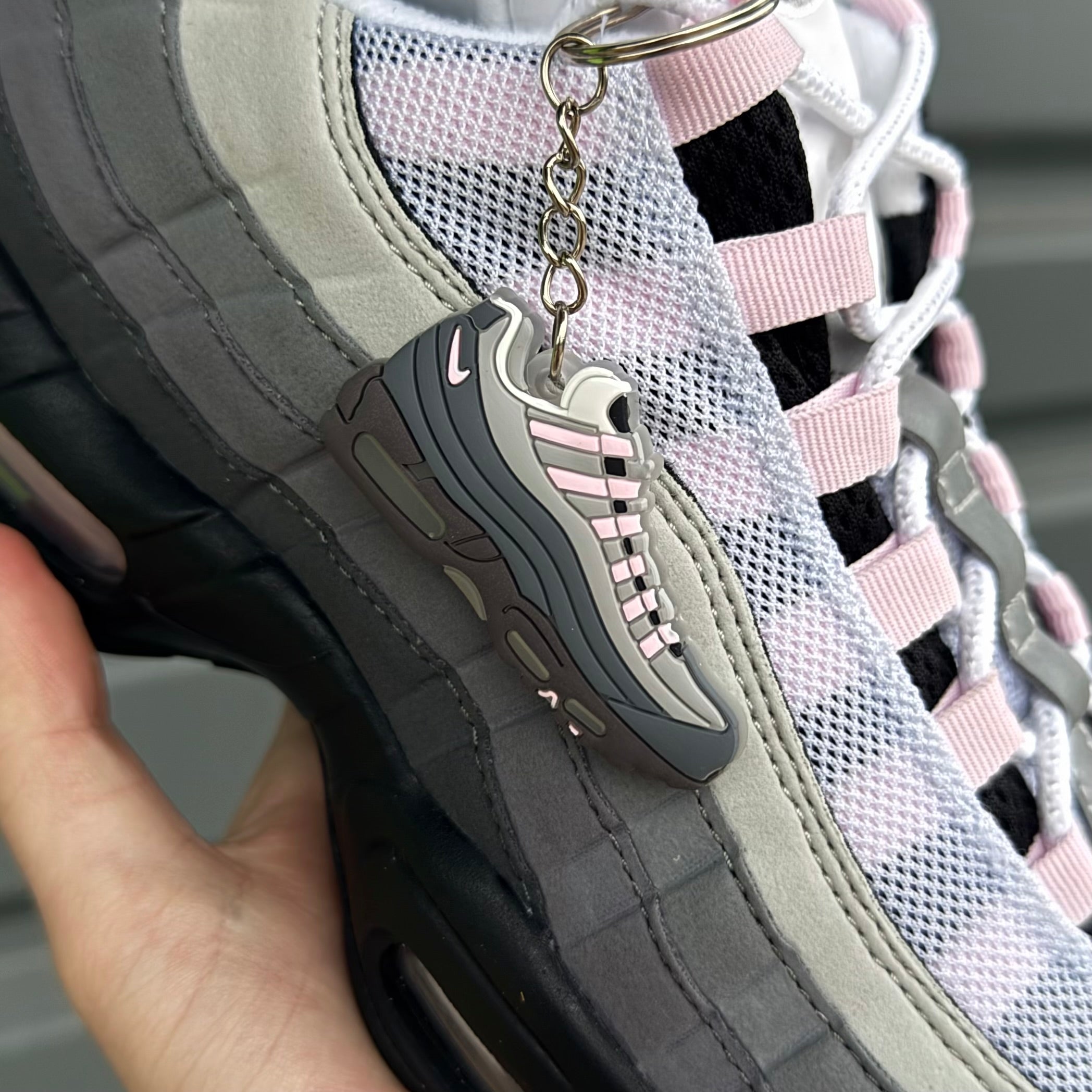 Air Max 95 Pink Foam Keyring 2D - Cheshire Creps