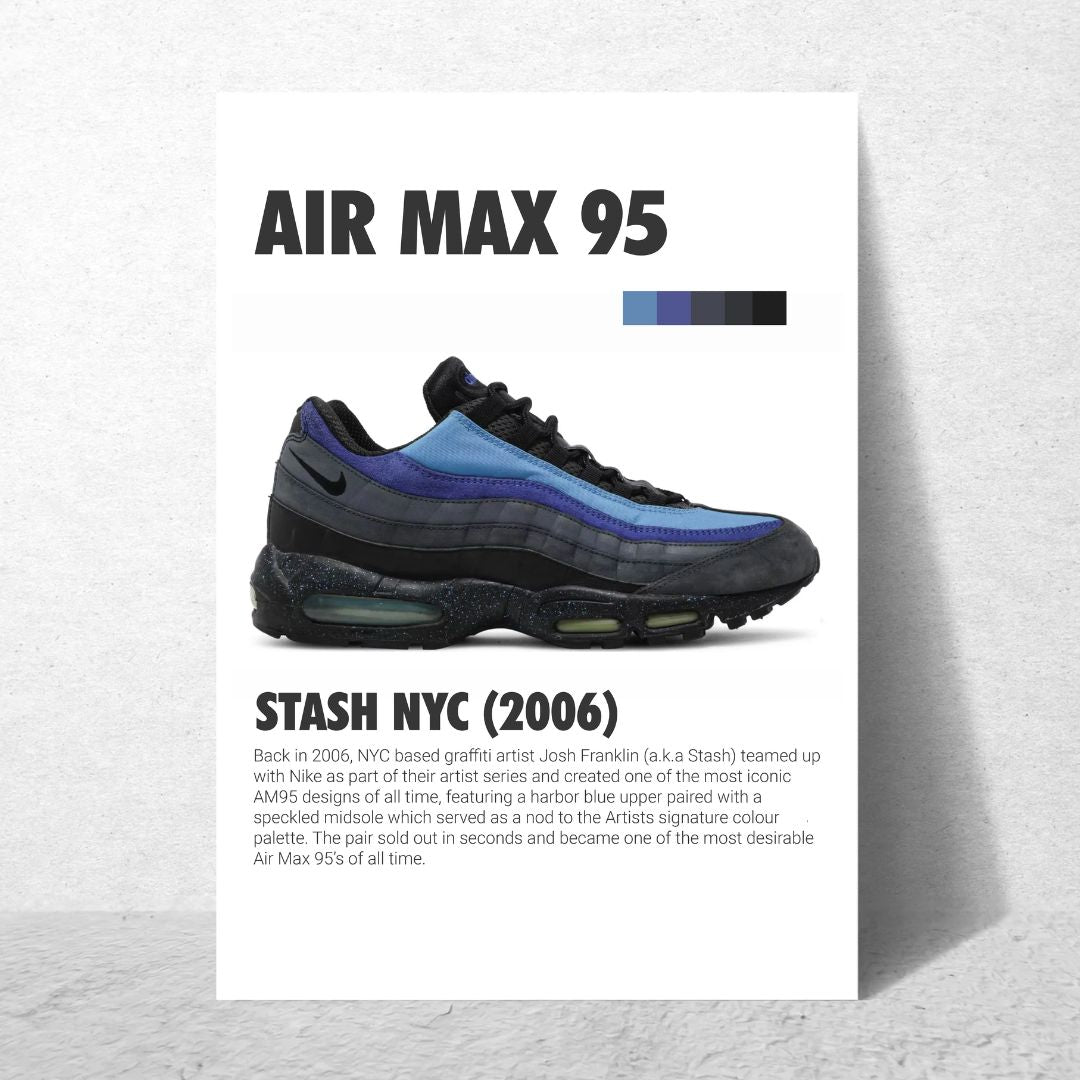 Air Max 95 Stash NYC A3 Print - Cheshire Creps