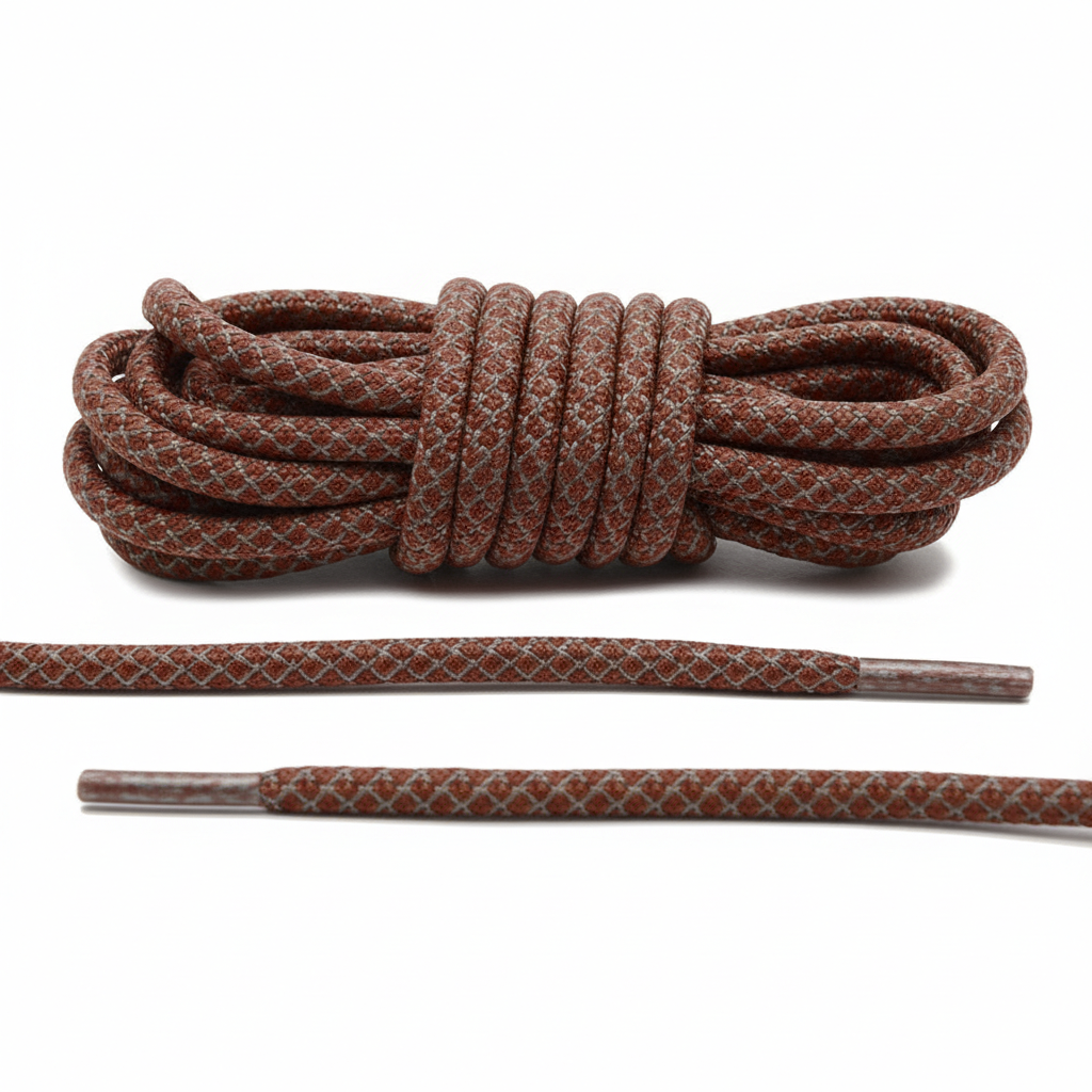 Airmax 95 Laces Fauna Brown - 3M Reflective - Cheshire Creps