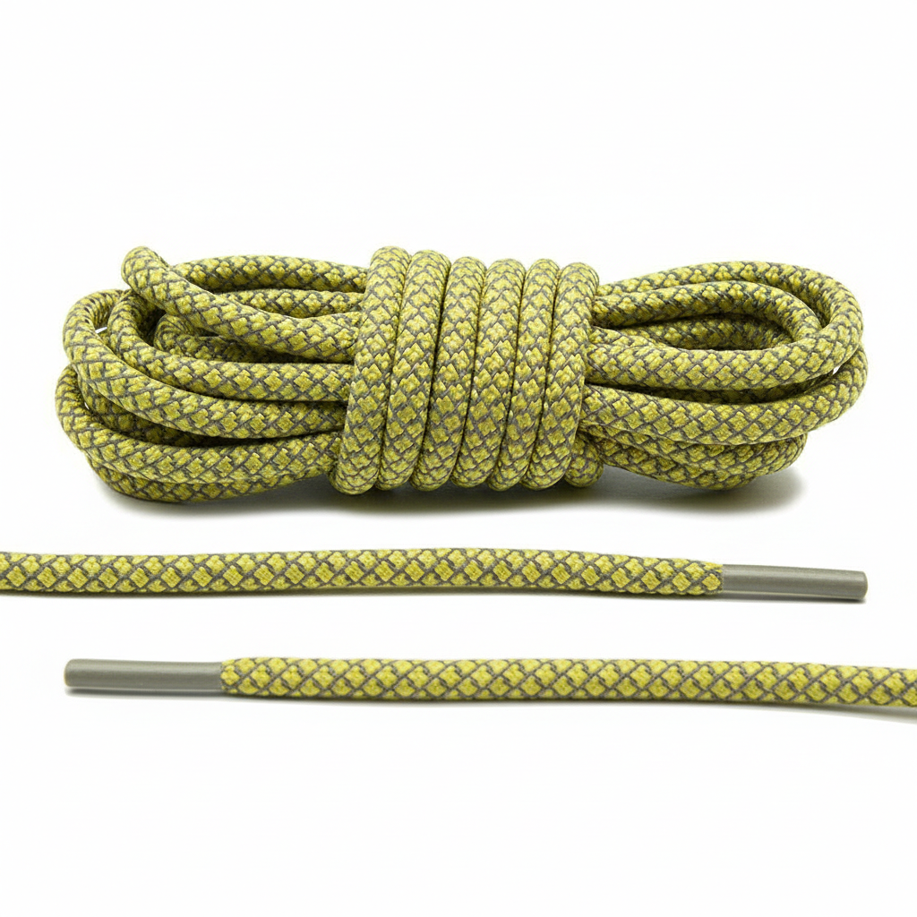 Airmax 95 Laces Yellow Strike - 3M Reflective - Cheshire Creps