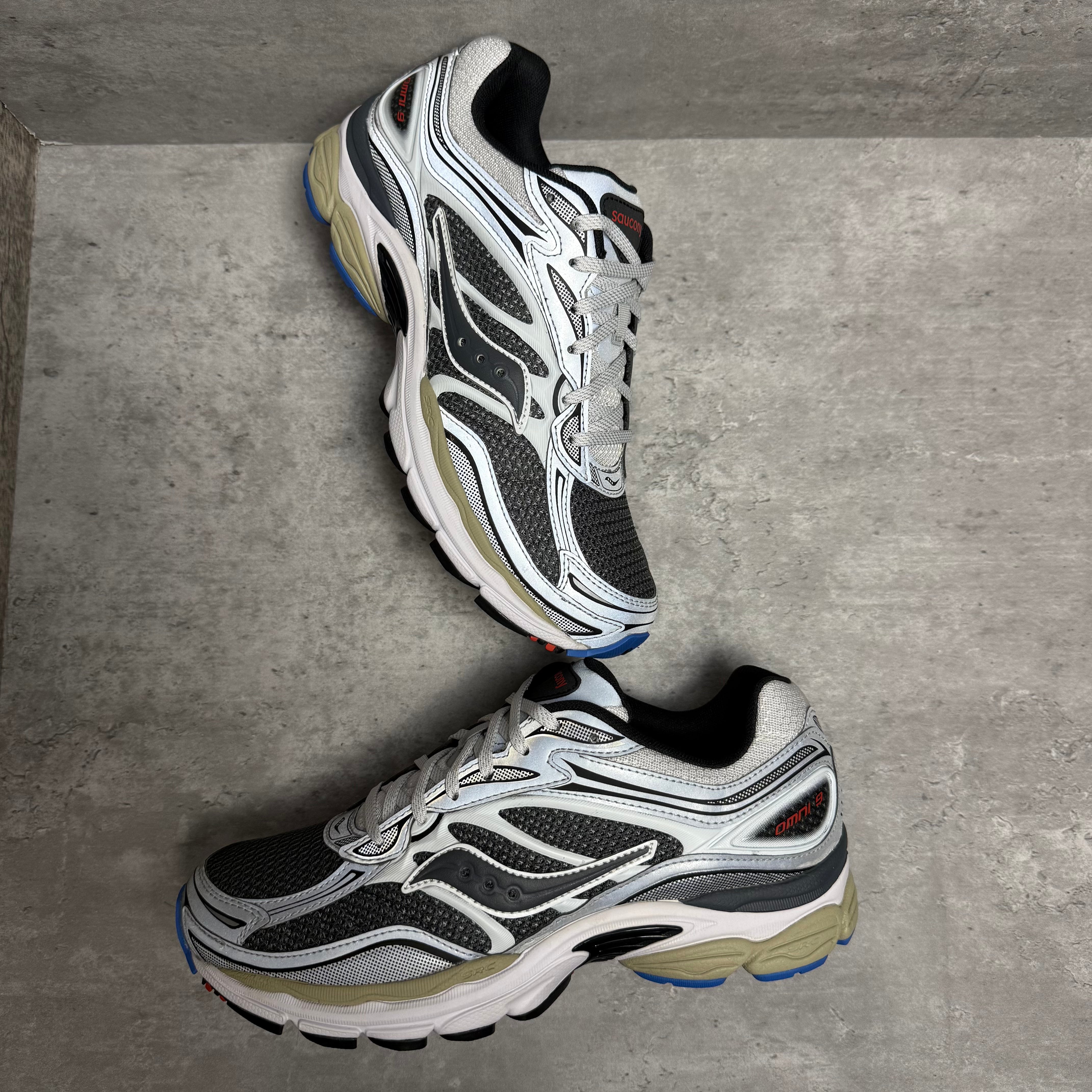 Saucony Pro Grid Omni 9 Metallic Grey