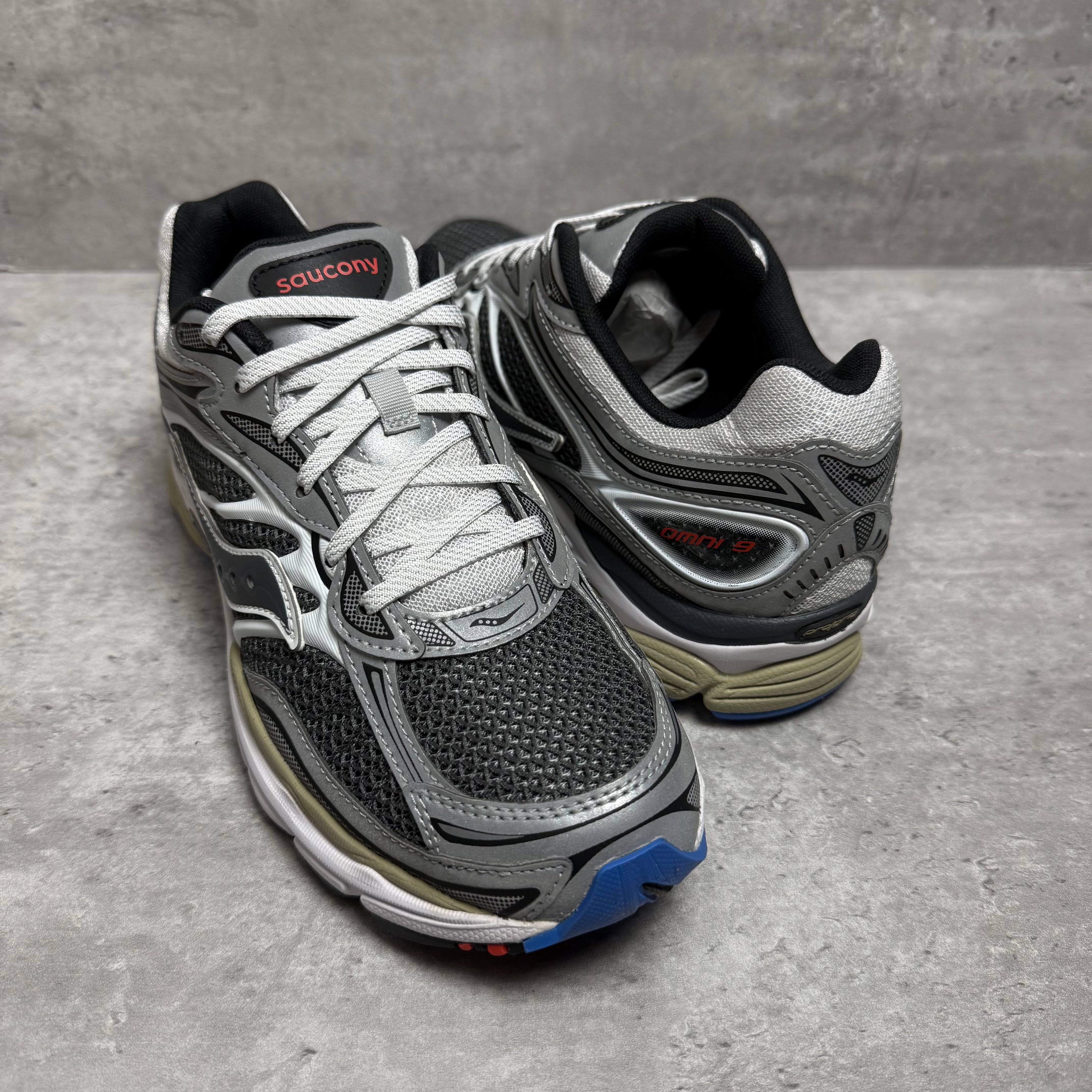 Saucony Pro Grid Omni 9 Metallic Grey