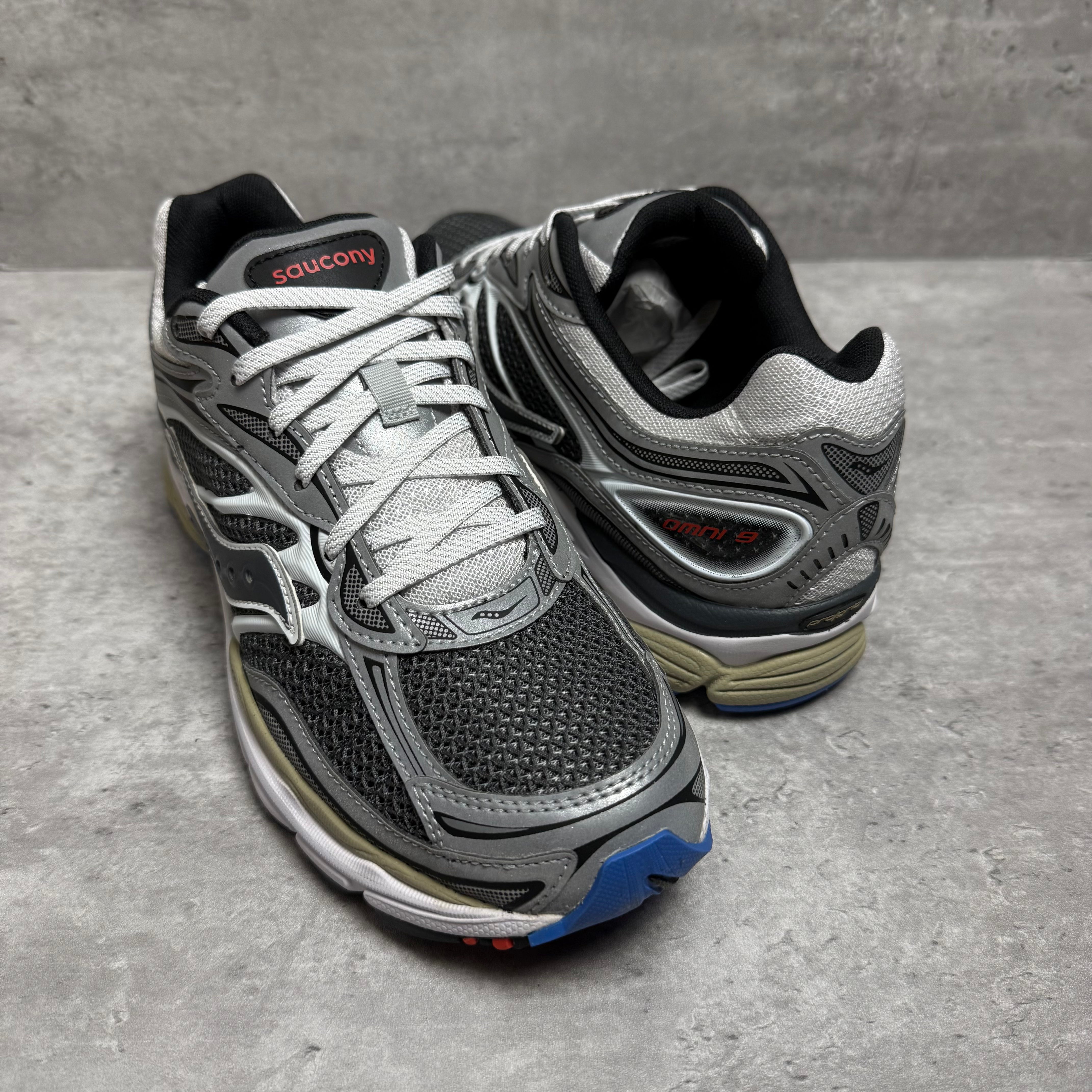 Saucony Pro Grid Omni 9 Grey Silver