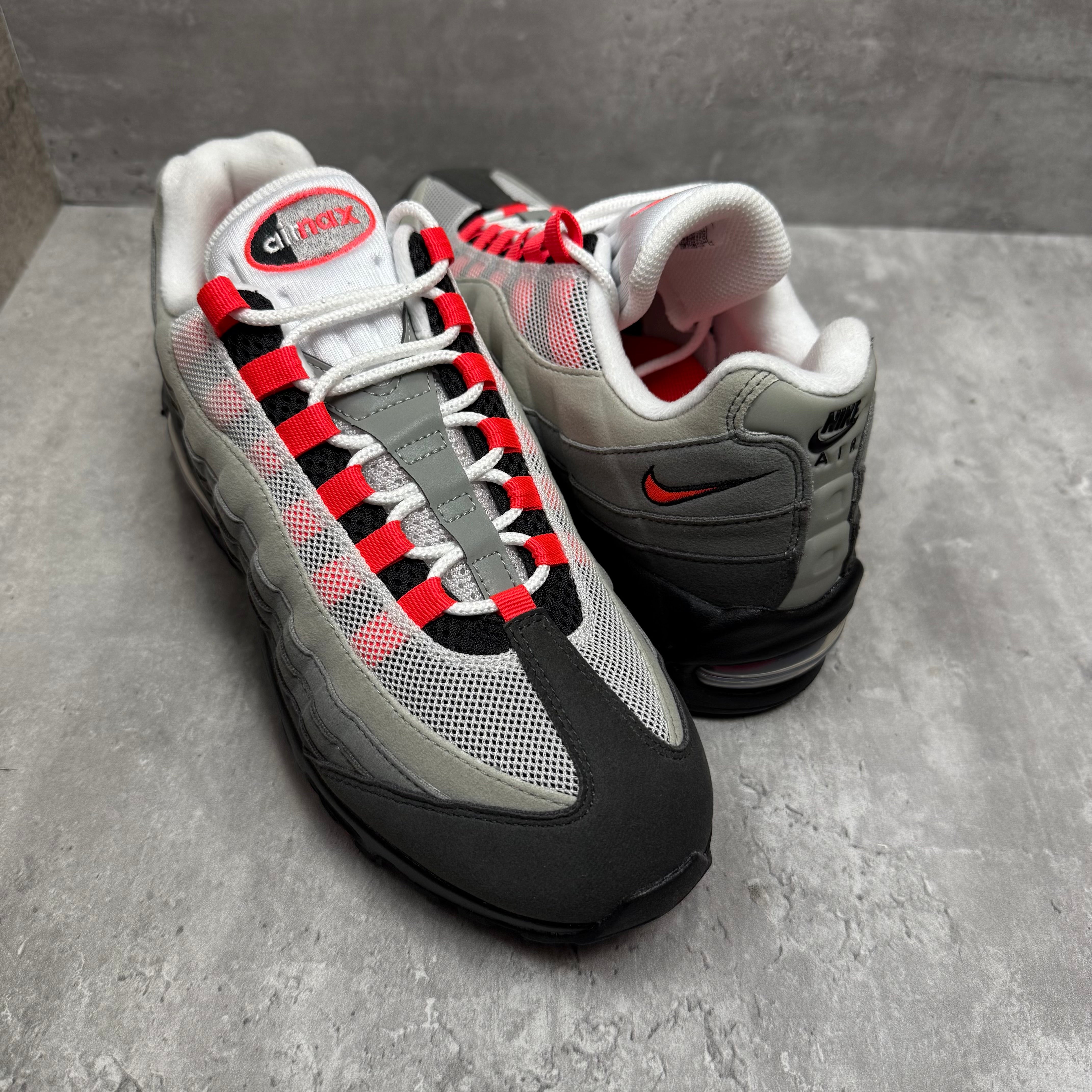 Nike Airmax 95 Solar Red ‘Big Bubble’ 2025 - Cheshire Creps