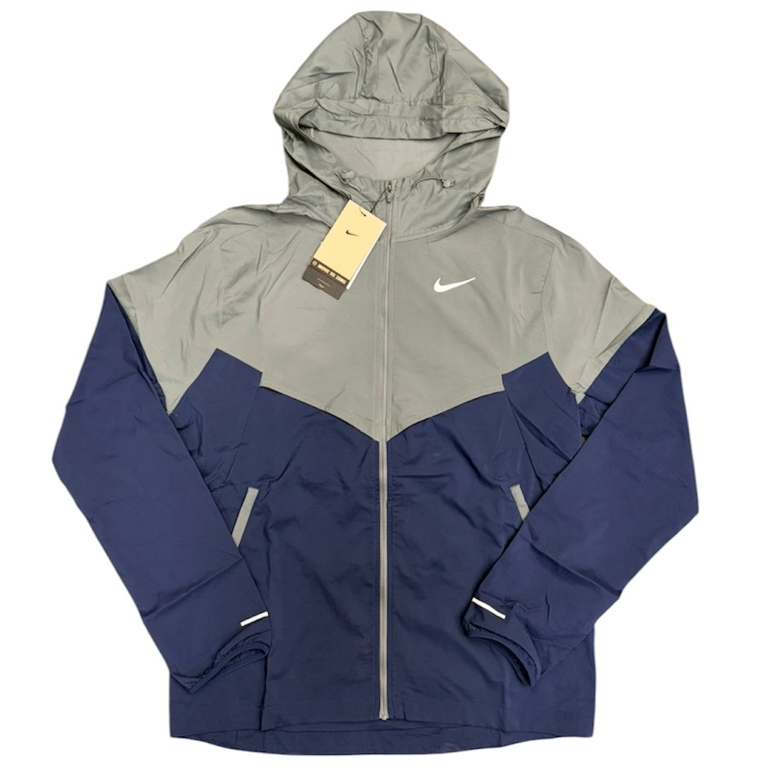 Nike Windbreaker Smoke Grey Navy - Cheshire Creps