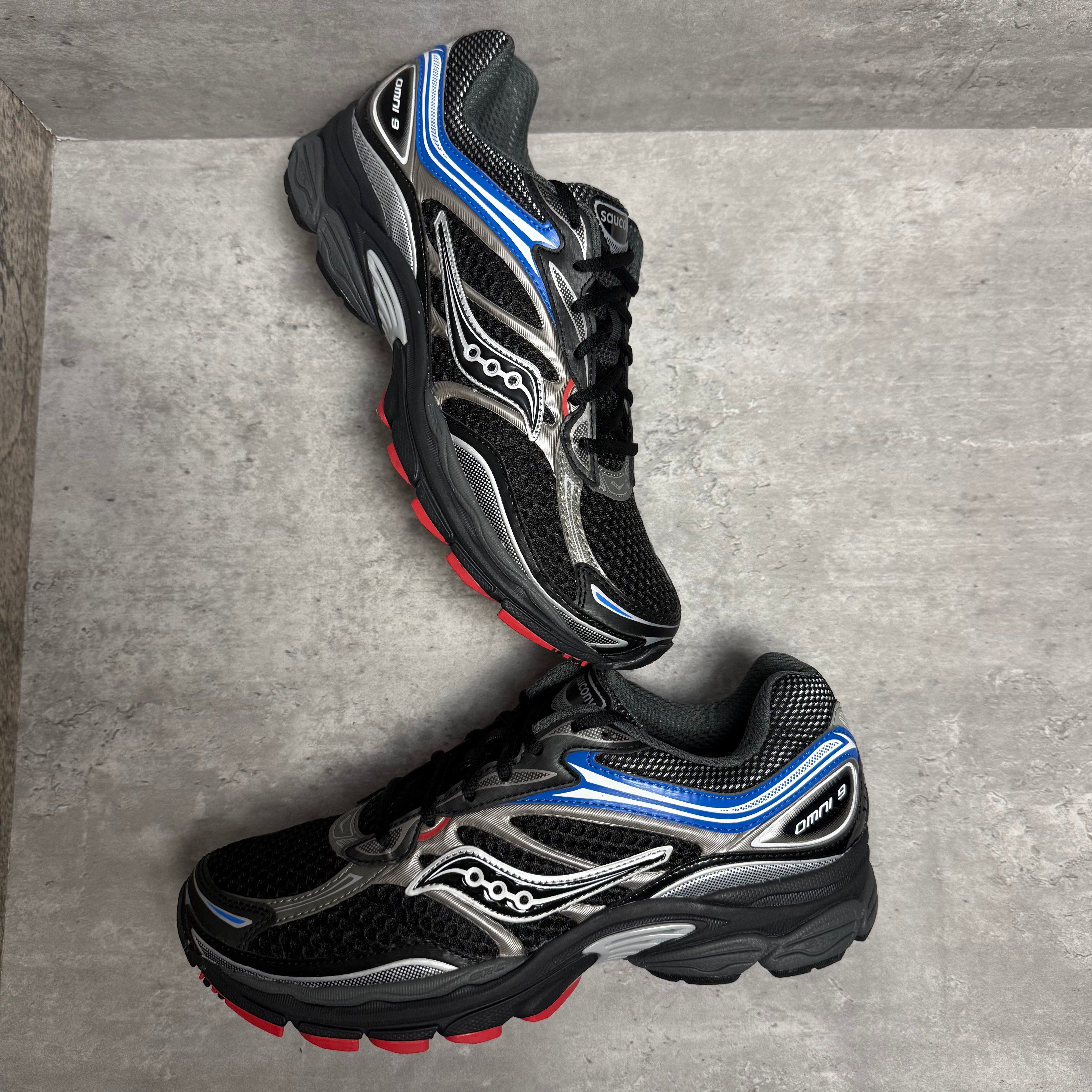 Saucony Pro Grid Omni 9 Black Multi - Cheshire Creps