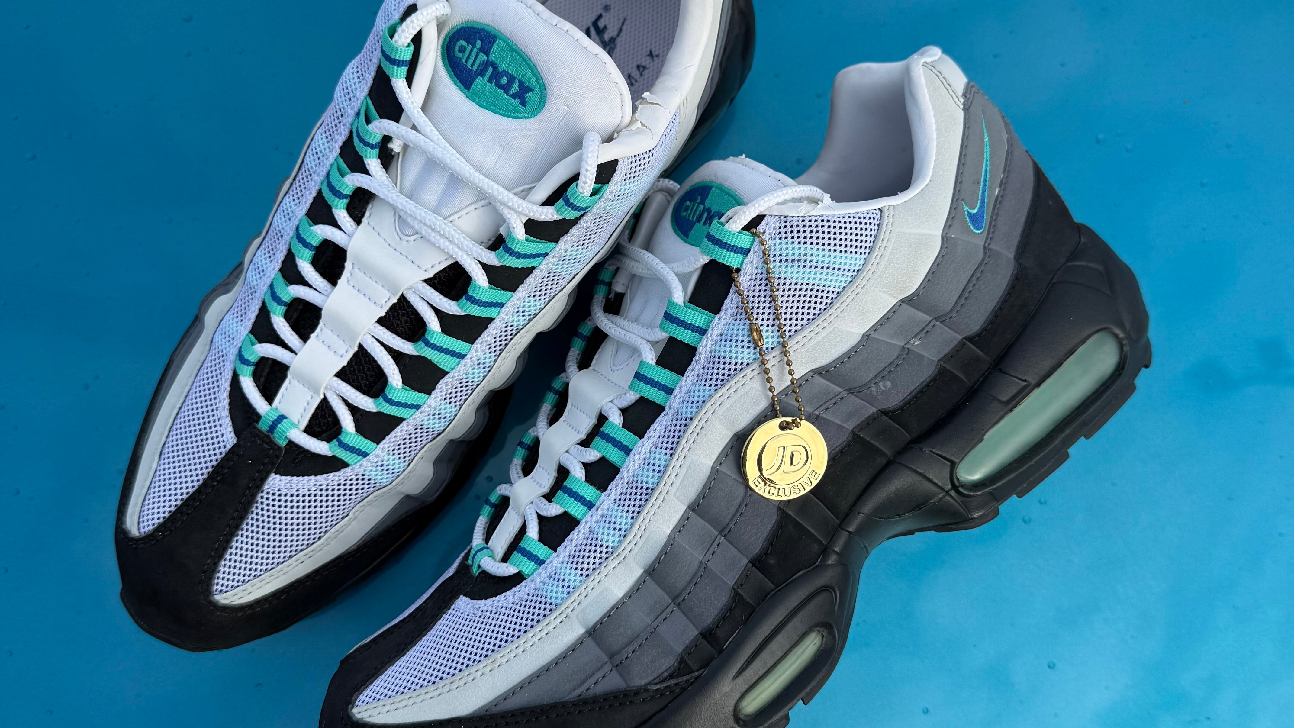 Nike Air Max 95 trainers used for size guide and fit reference