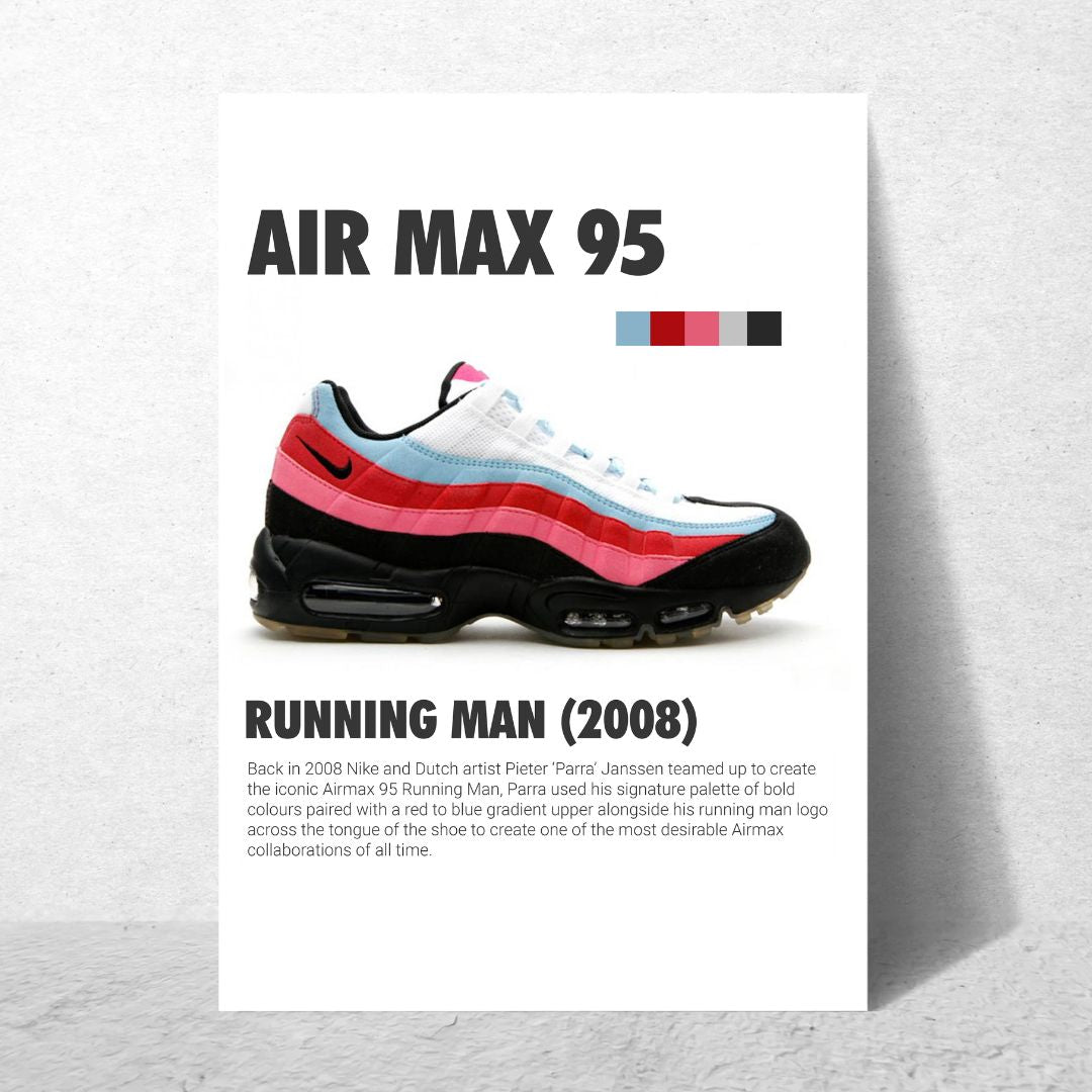 Air Max 95 Running Man A3 Print