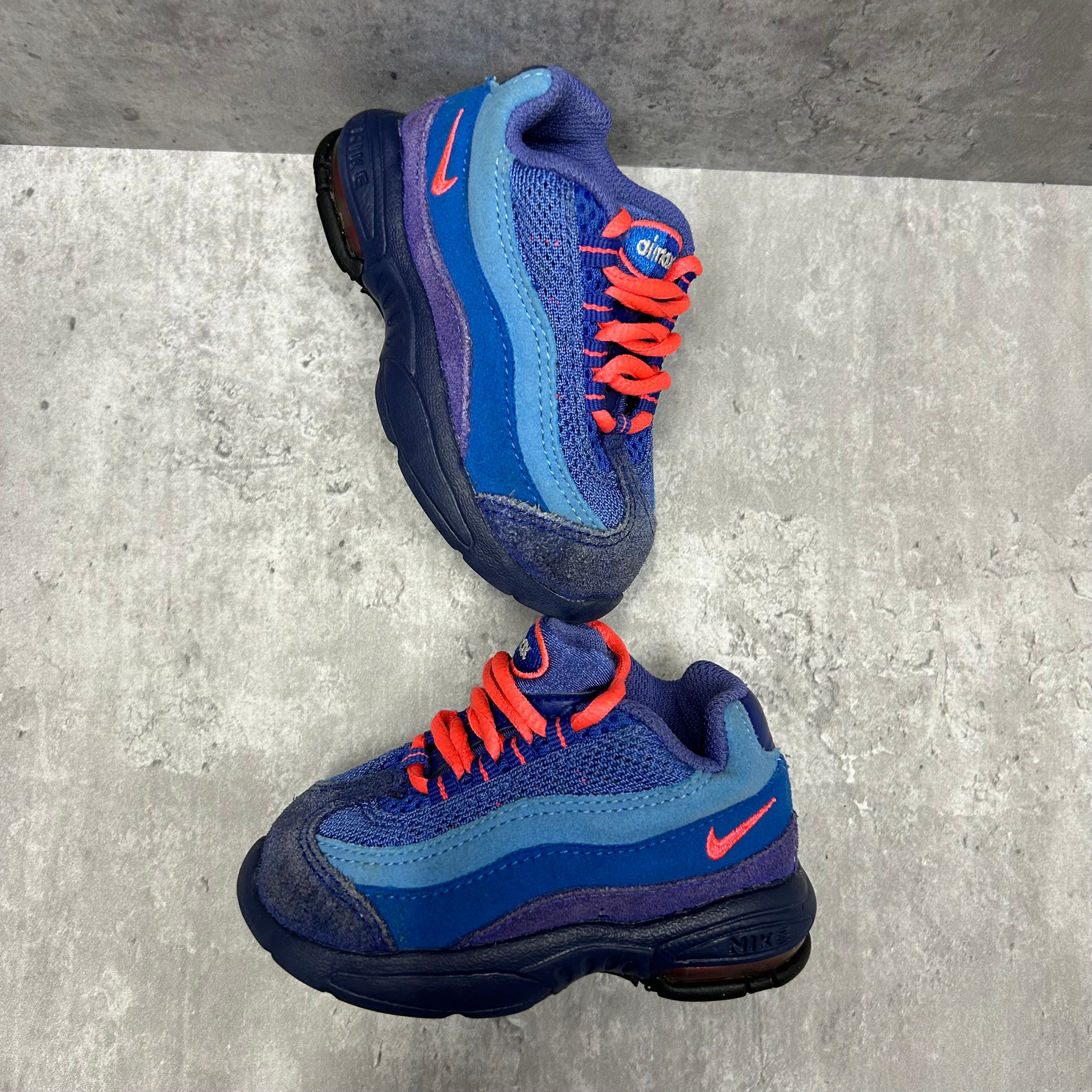 Blue air max 95 toddler on sale