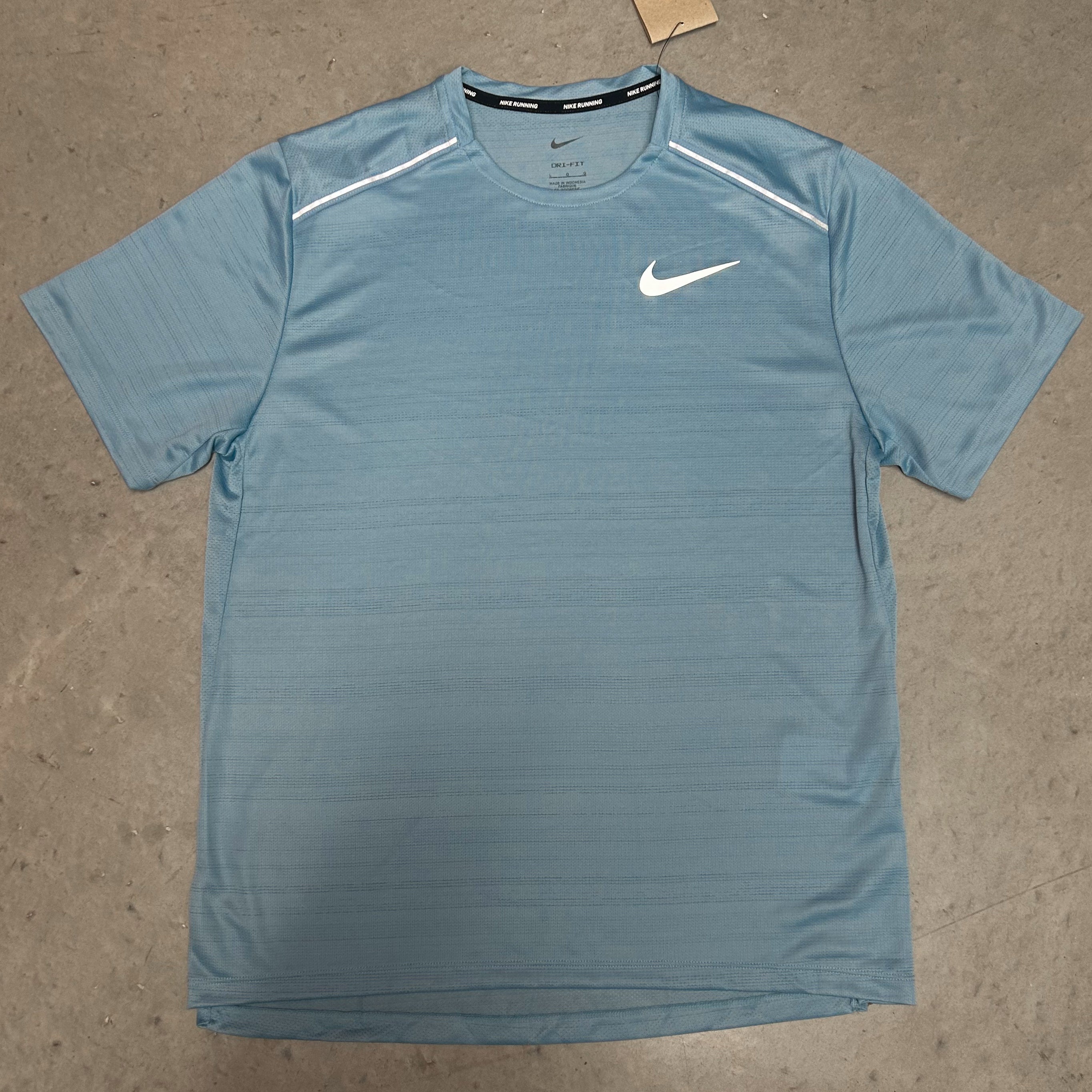 Nike Miler 1.0 T-Shirt Worn Blue