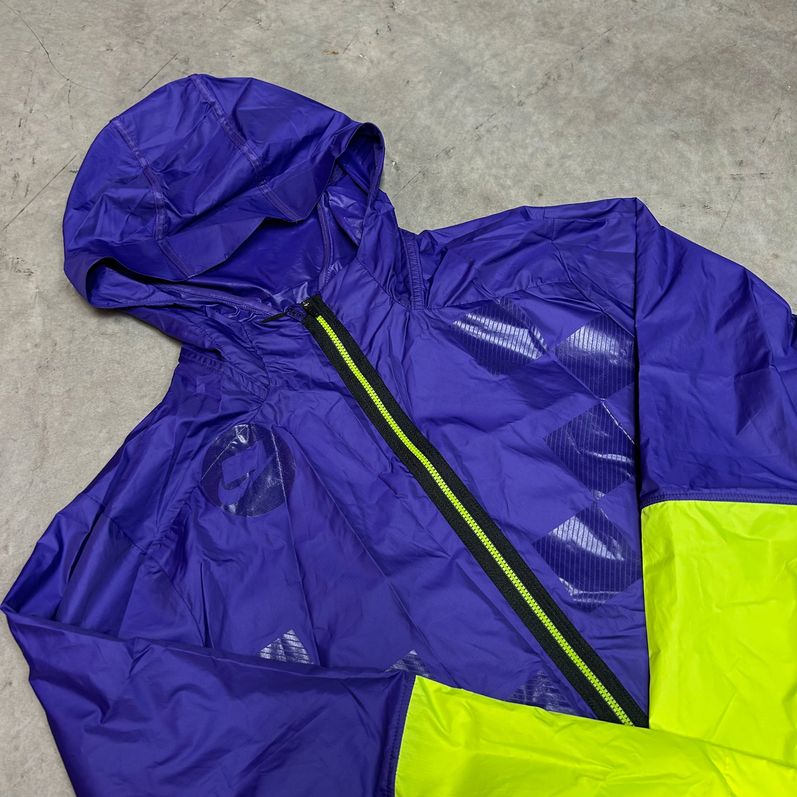 Nike windbreaker purple and blue best sale