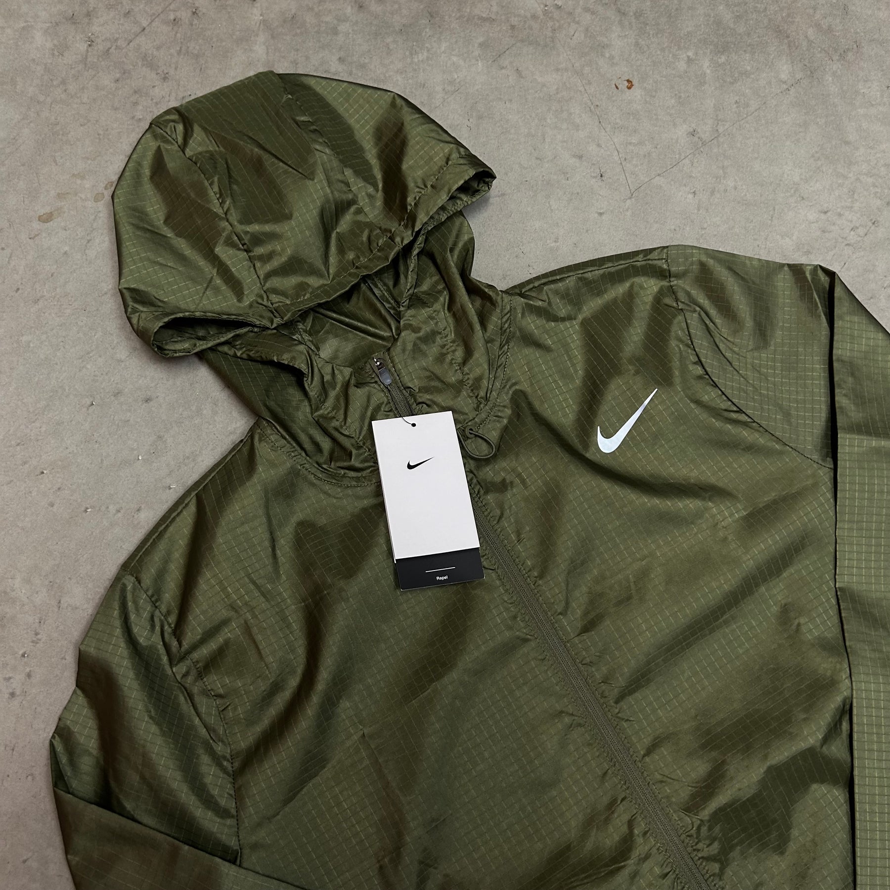 Nike Olive Windbreaker