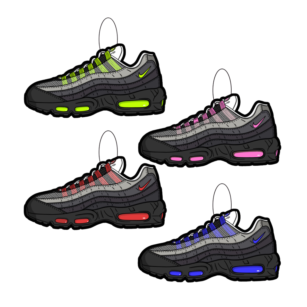 4-PCK AIR MAX 95 AIRFRESHENERS