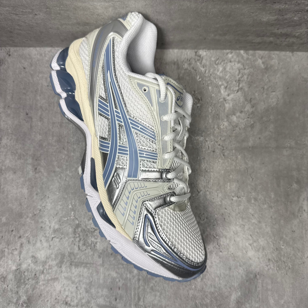 ASICS Gel-Kayano 14 'White / Light Navy' - Cheshire Creps