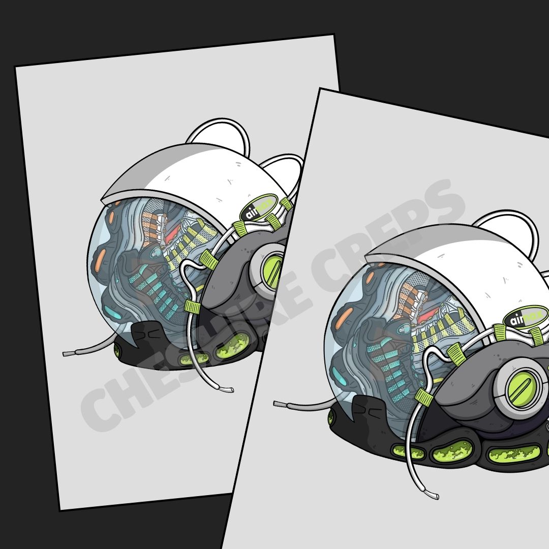 Air Max 95 Airhead A3 Print - Cheshire Creps 