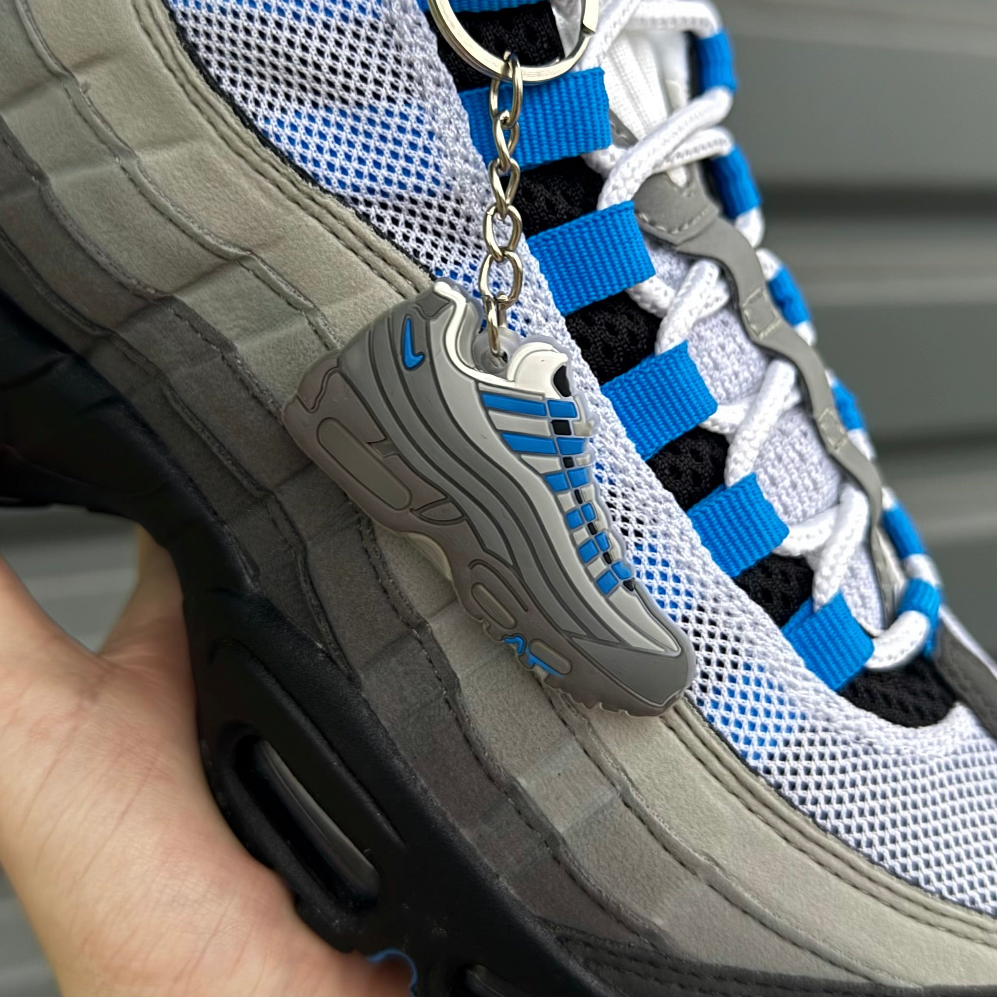 Air Max 95 Crystal Blue Keyring 2D - Cheshire Creps 
