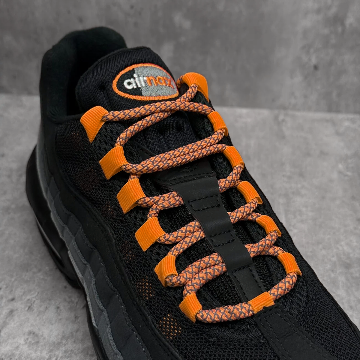 Air Max 95 Laces Hyper Crimson - 3M Reflective - Cheshire Creps