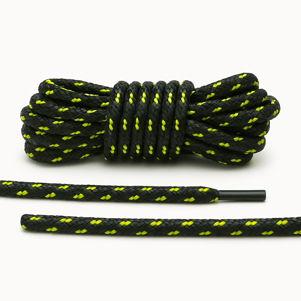 Airmax 95 Laces - Black Neon - Cheshire Creps 