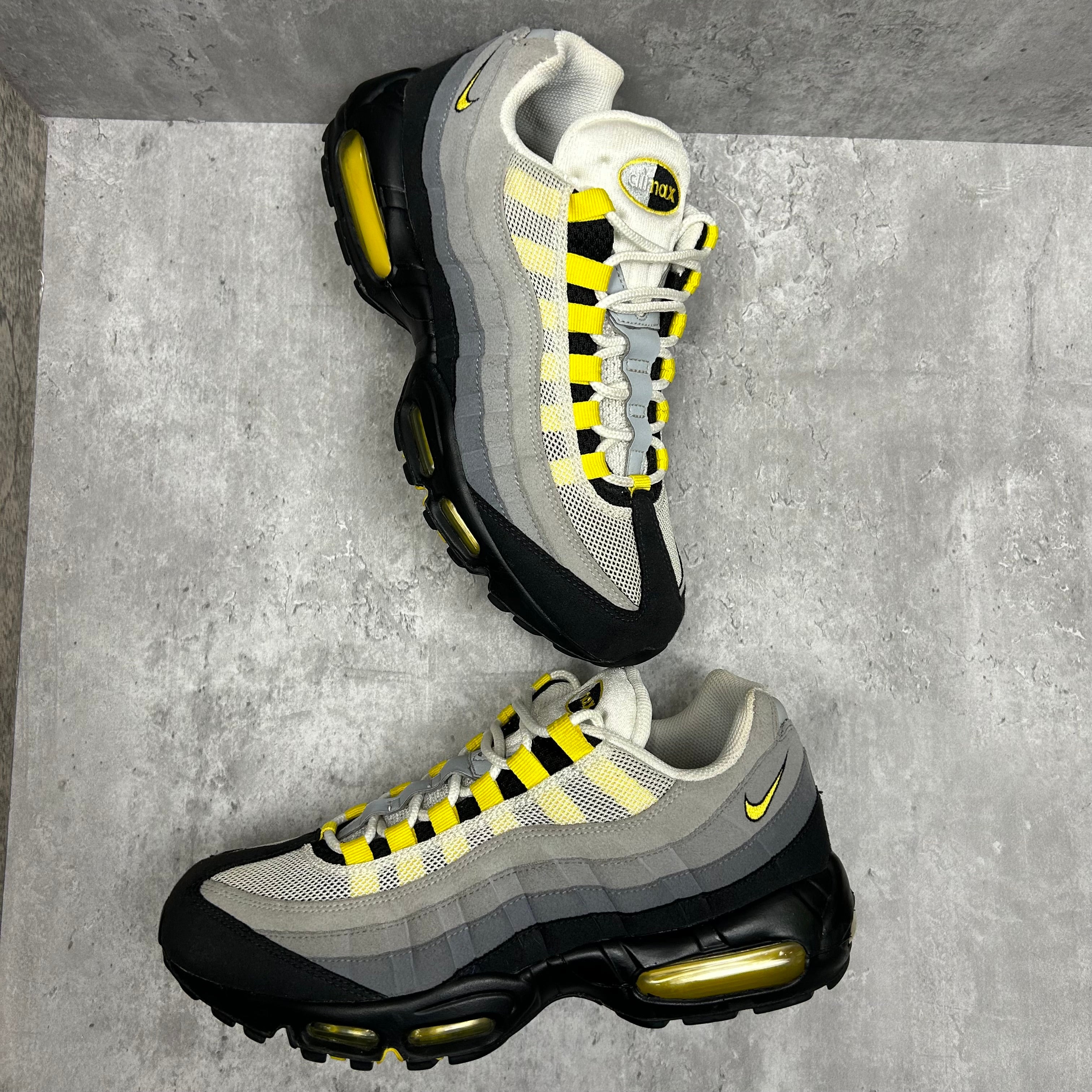 Nike air max yellow grey best sale