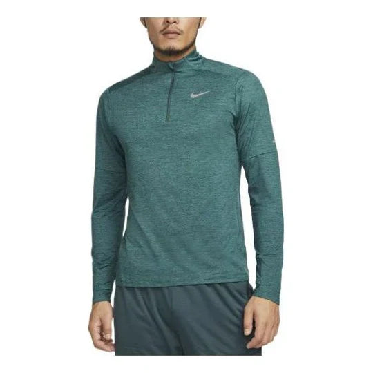 Nike - Teal Element Quarter Zip Running Top