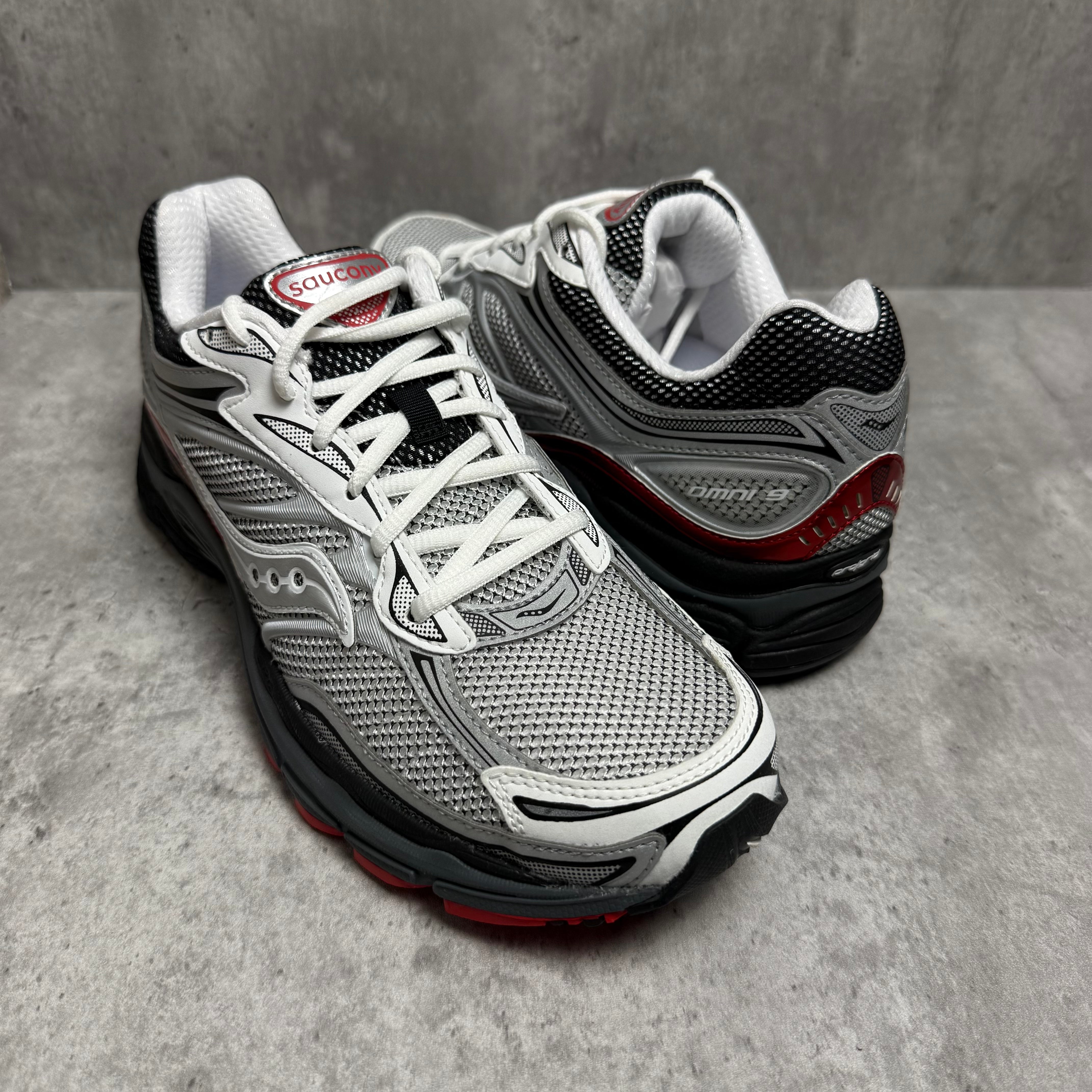 Saucony Pro Grid Omni 9 Crimson Red