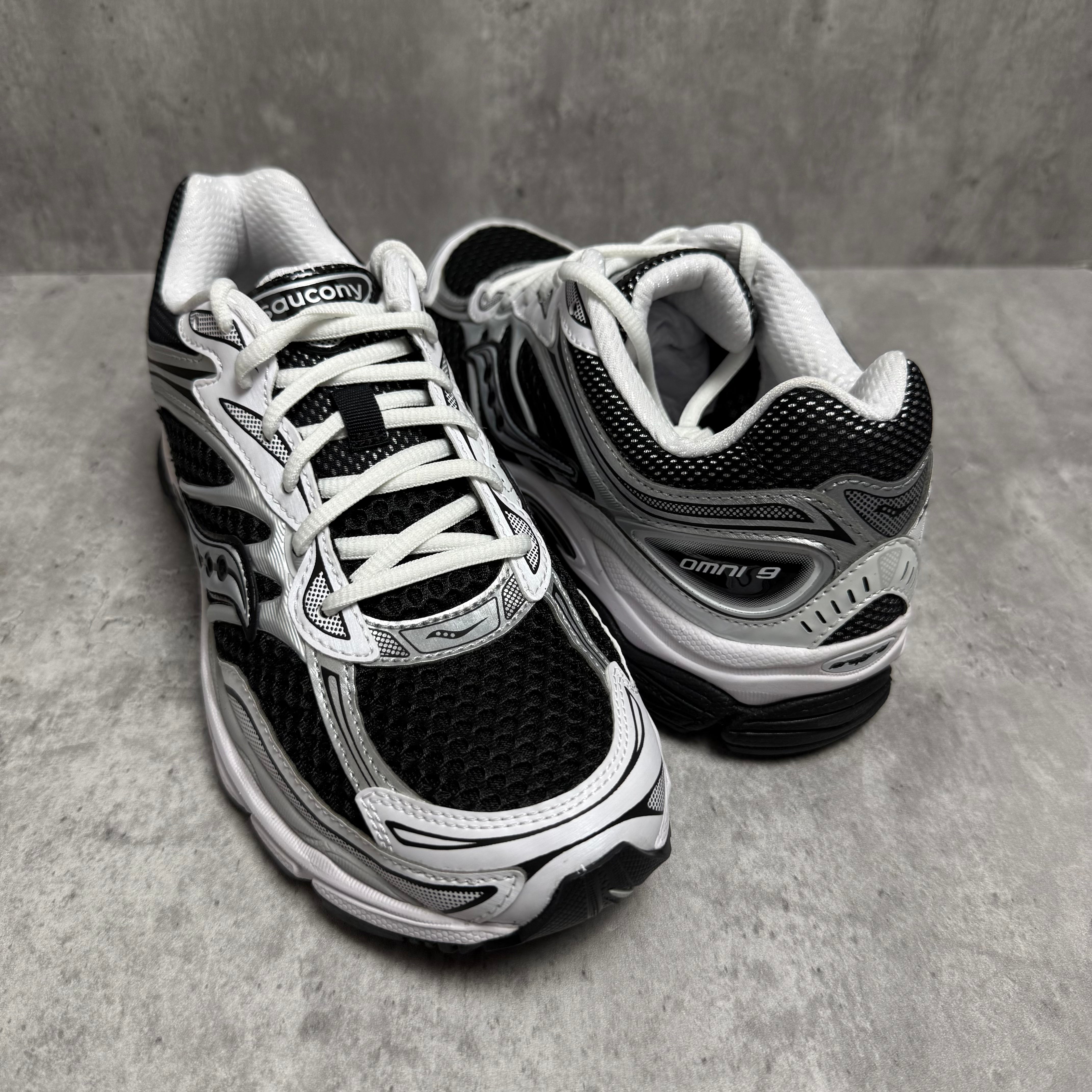 Saucony Pro Grid Omni 9 Black White