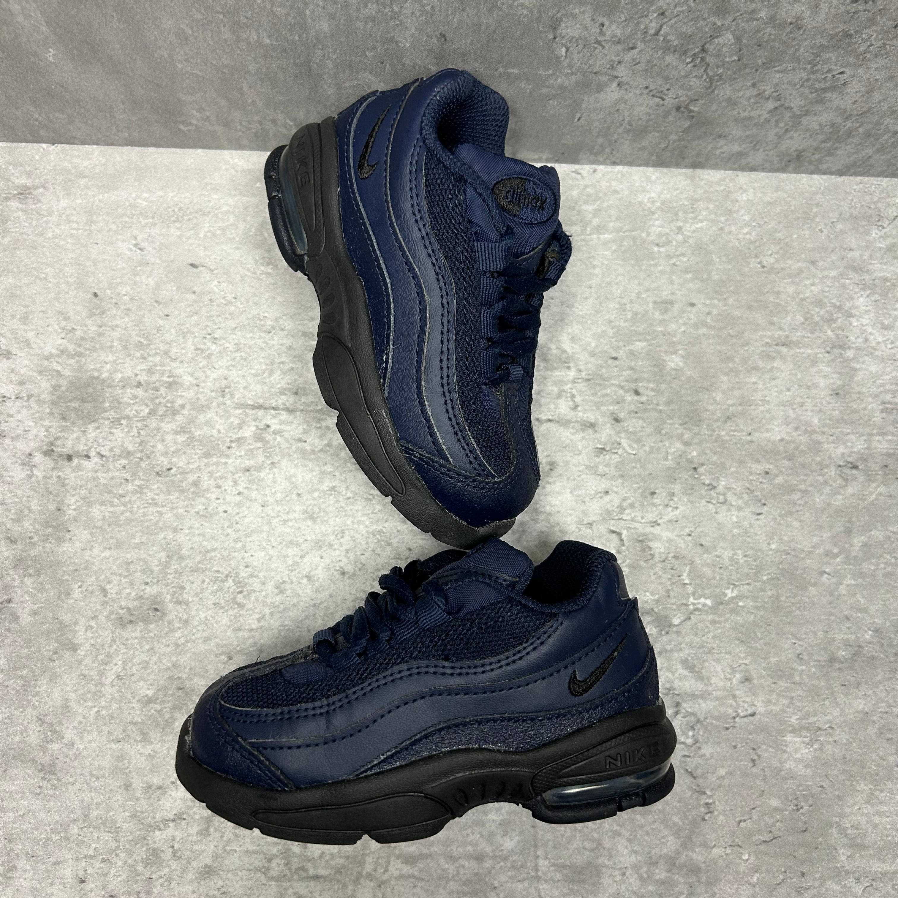toddler air max 95 navy blue