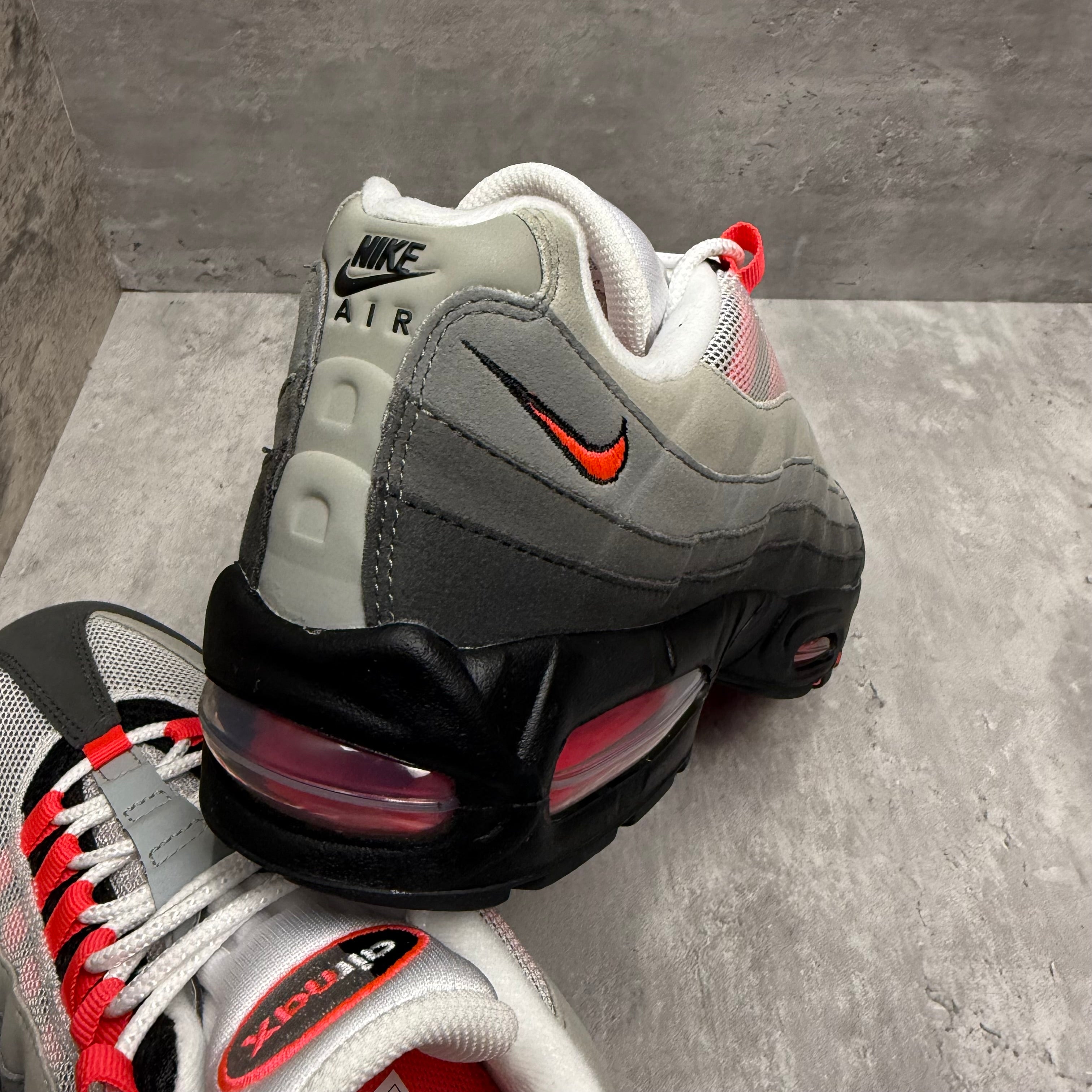 Nike Airmax 95 Solar Red ‘Big Bubble’ 2025 - Cheshire Creps 