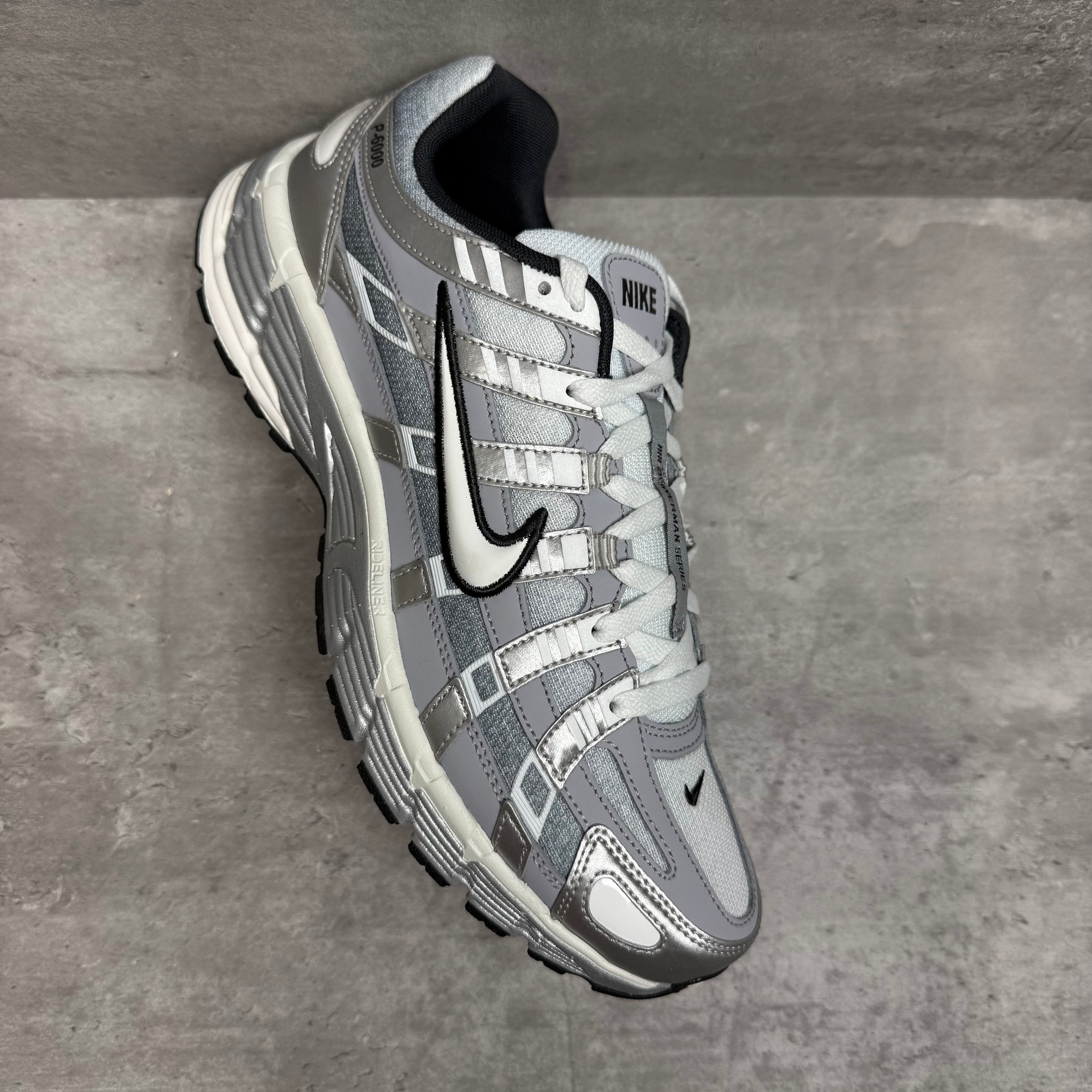 Nike P-6000 Metallic Silver Wolf Grey