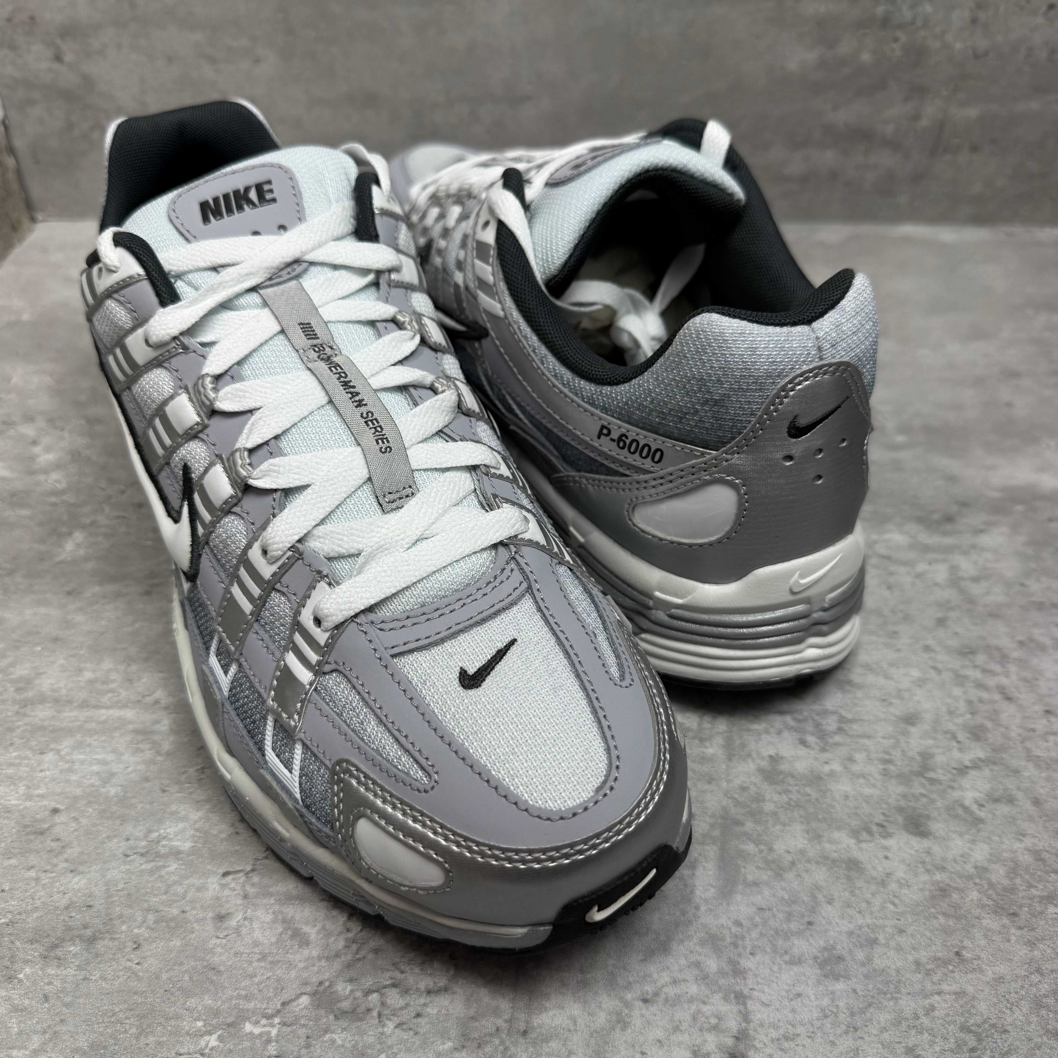 Nike P-6000 Metallic Summit White - Cheshire Creps 