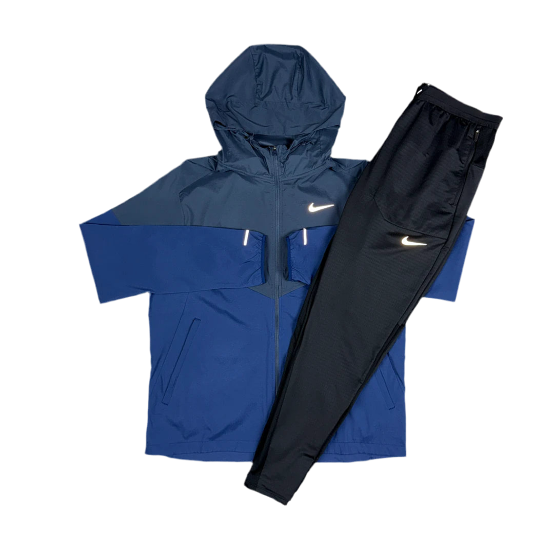 Nike Thunder Blue Jacket Black Phenom Pants Set - Cheshire Creps 