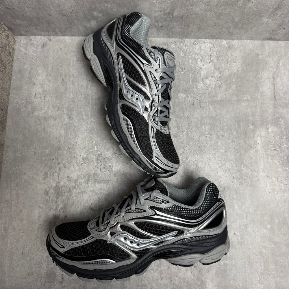 Saucony Pro Grid Omni 9 Black Silver - Cheshire Creps